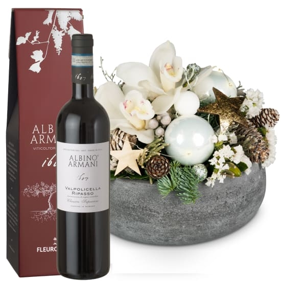 Great Moments (mit Lichterkette) und Ripasso Albino Armani DOC (75 cl)