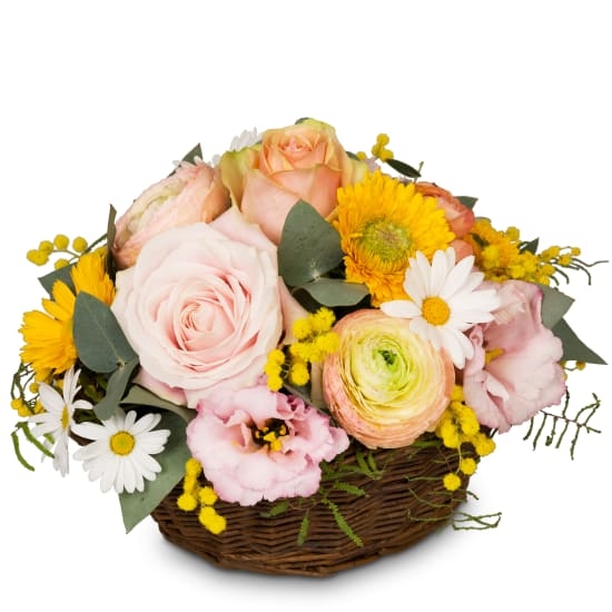 Blumenarrangement „Fröhliche Frühlingswiese“ (Minimum)