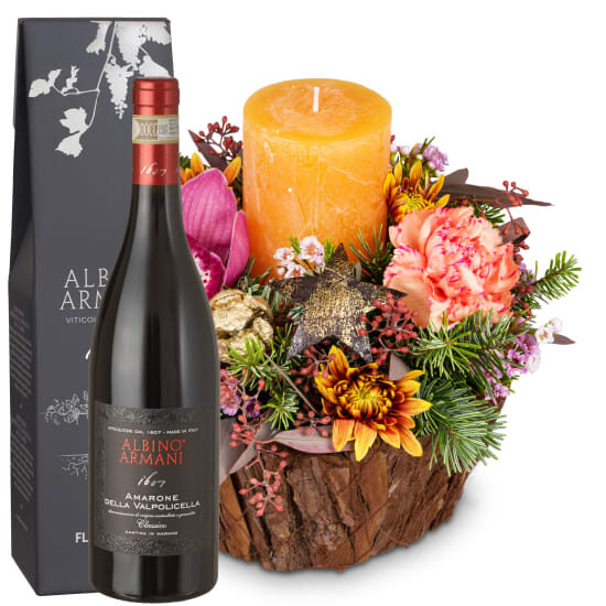 Festliches Adventslicht mit Amarone Albino Armani DOCG (Minimum)