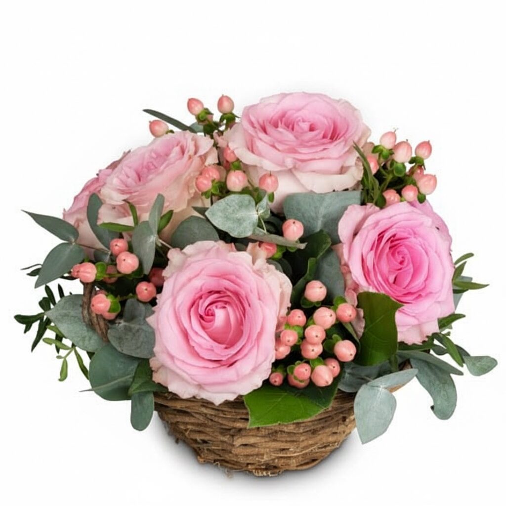 Blumenarrangement „Lieblingsperson“ mit Fairtrade-Rosen von Max Havelaar (Mindestbestellmenge)