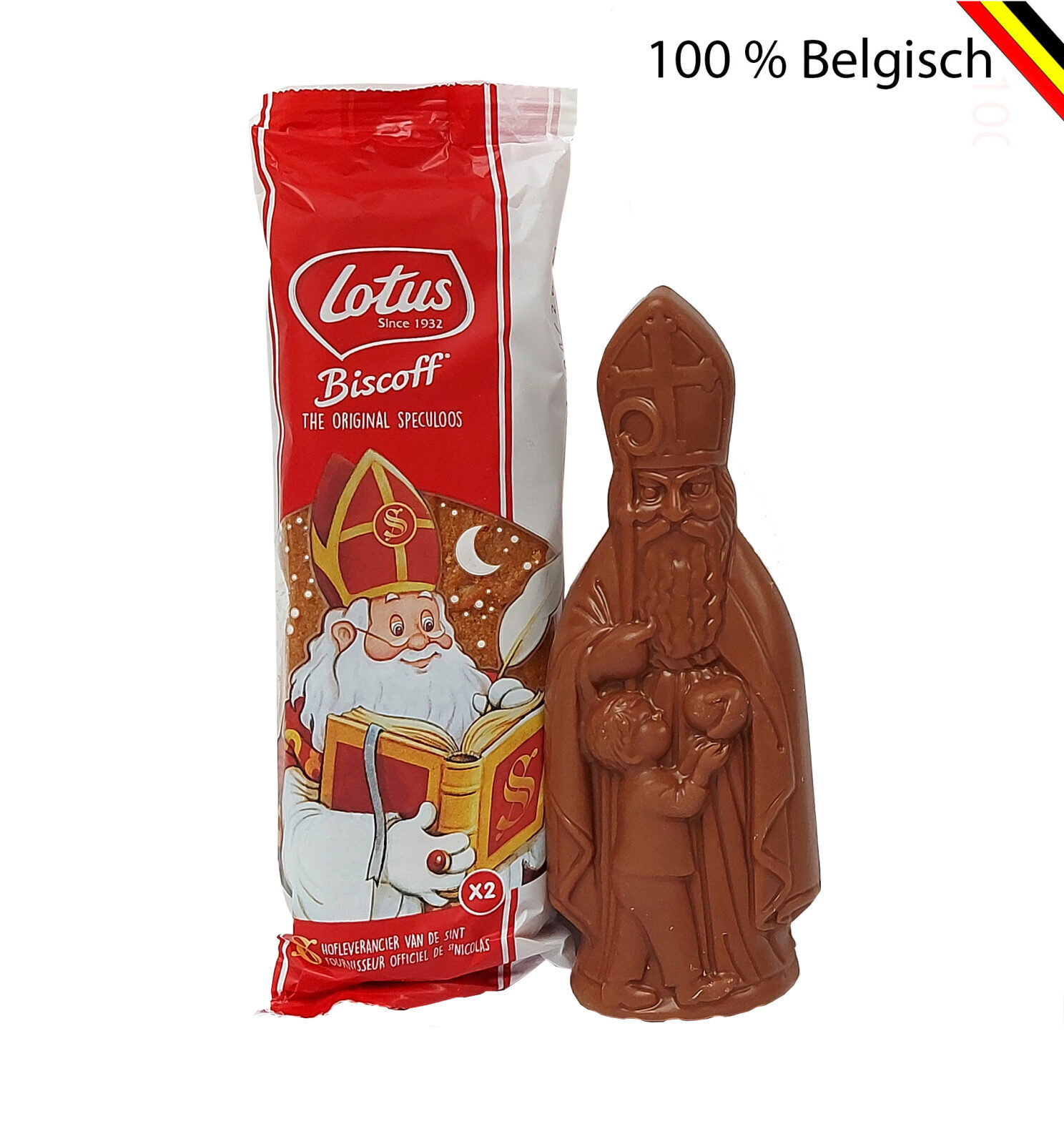 Belgische Callebaut-Schokoladen-Sint- und Lotus-Spekulatius