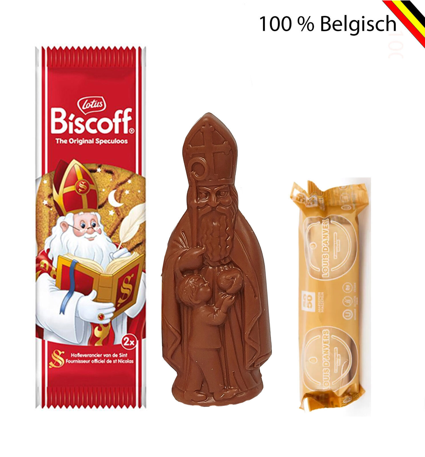 2 Nikolauspaket mit Marzipan und Biscoff