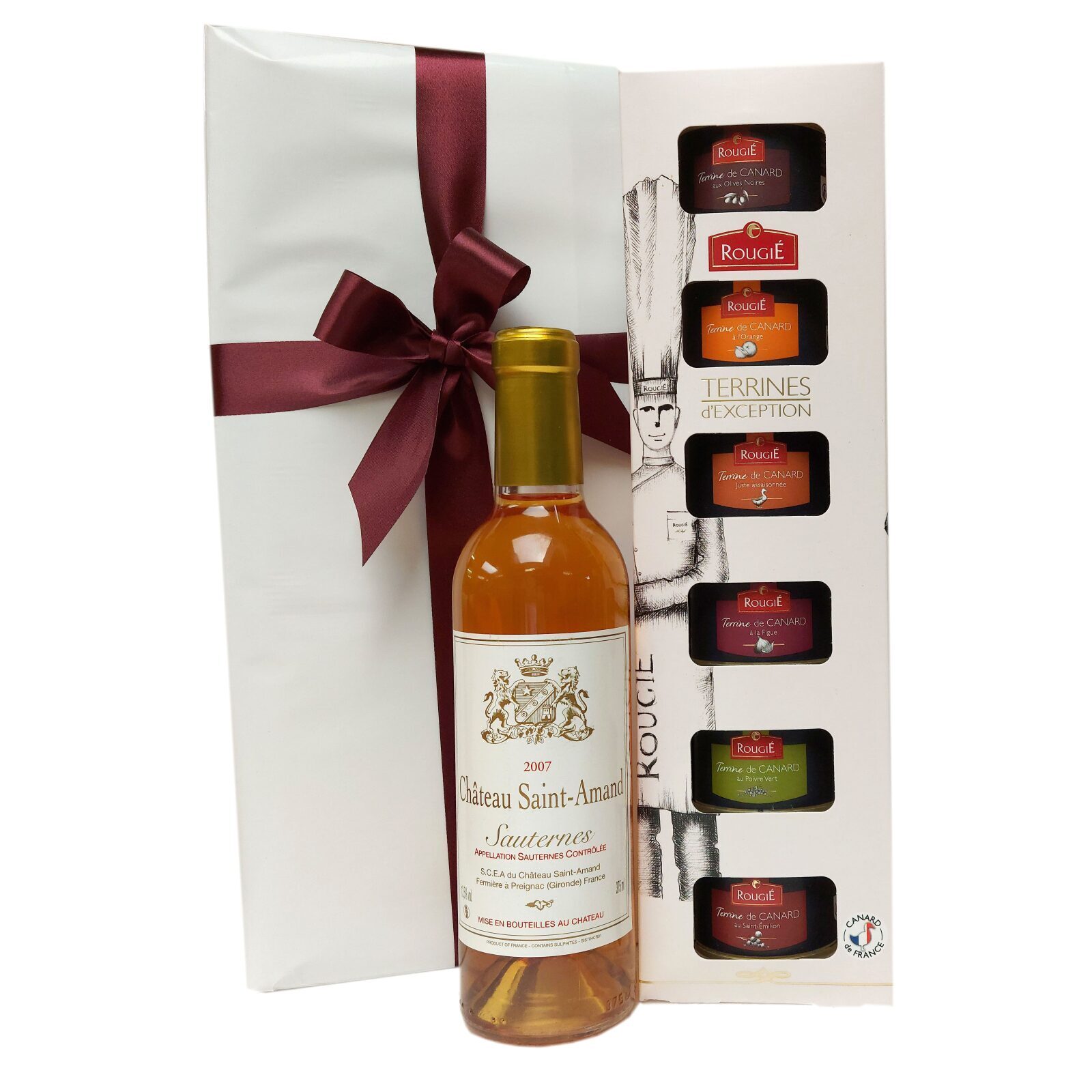 Süßer Sauternes-Wein und herzhafte Terrinen