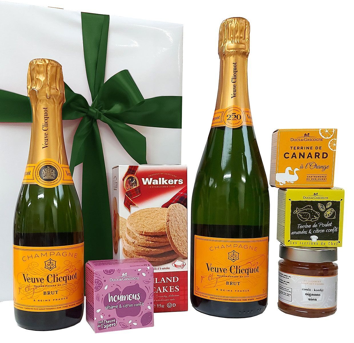 Super luxuriöses Veuve Clicquot Aperitif-Paket als Geschenk