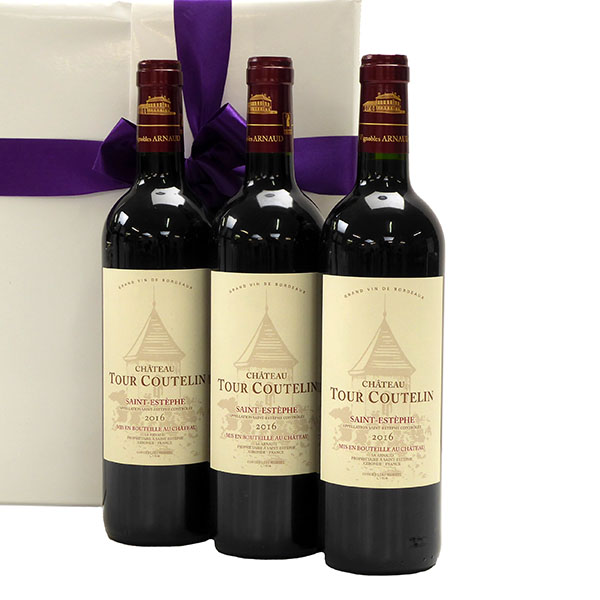 Trio Saint-Estephe als Werbegeschenk